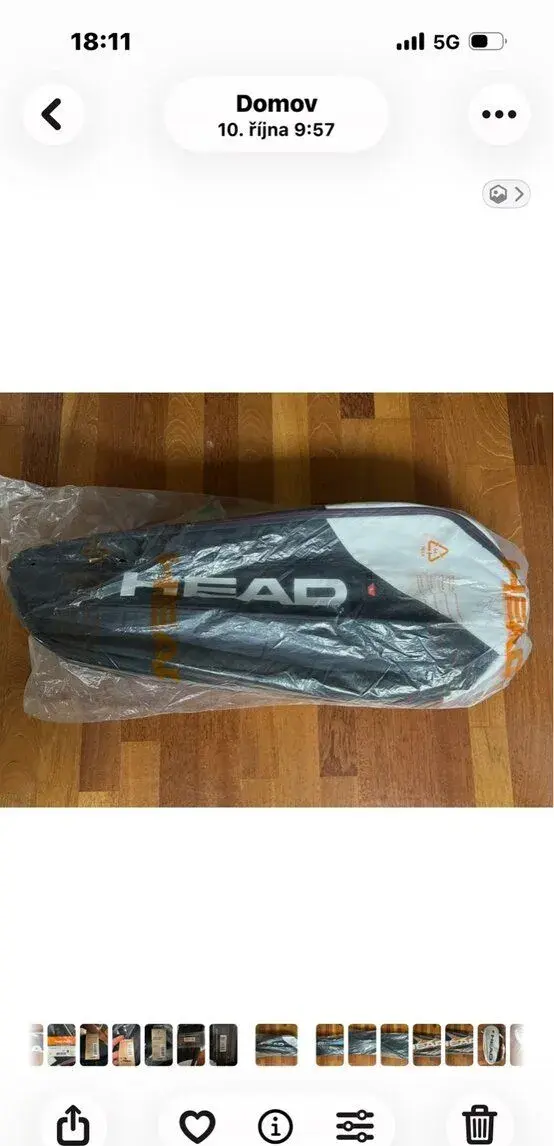 Nový tenisový bag HEAD Novák Djokovic
