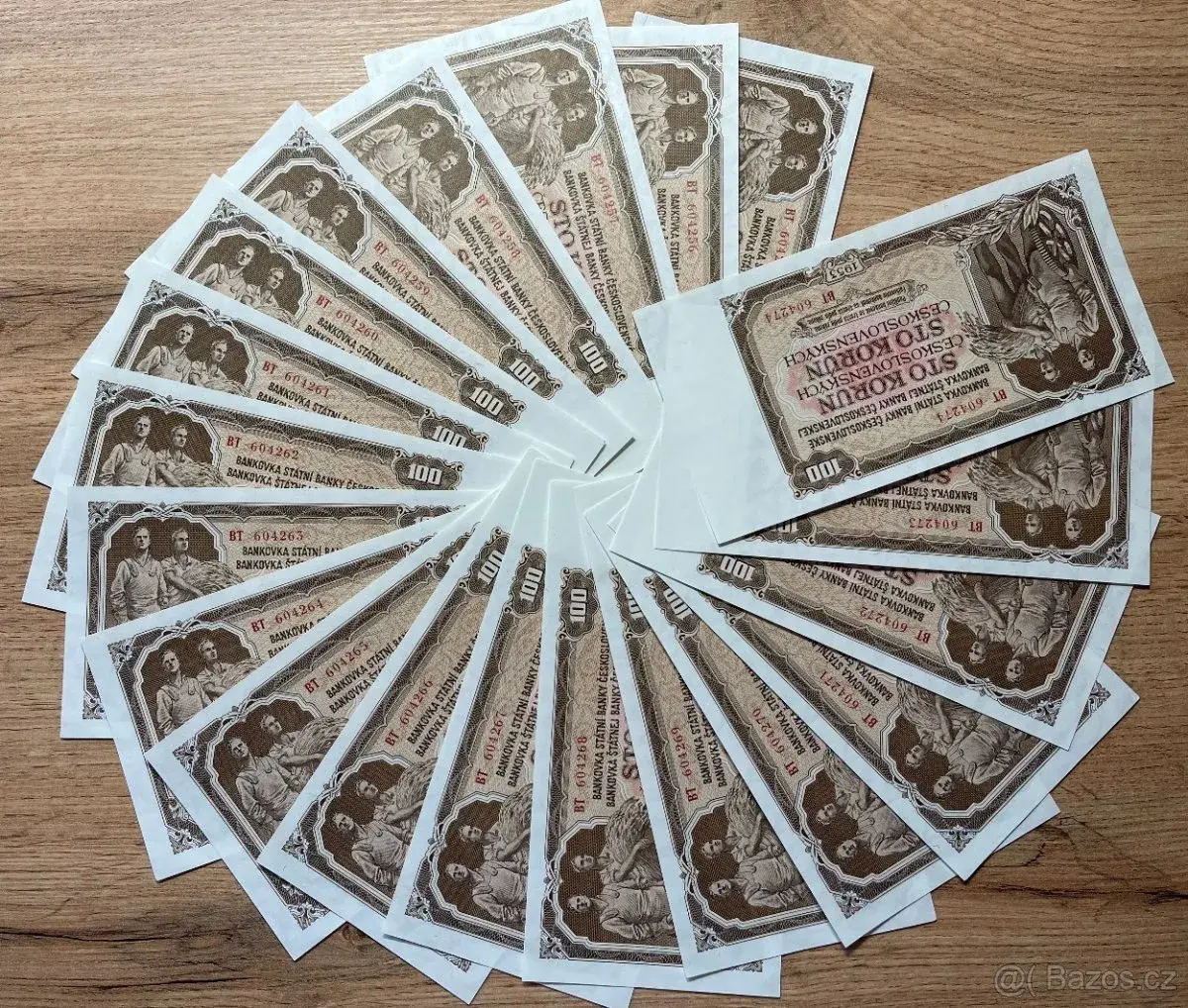 100 kčs 1953 UNC NEJLEVNĚJŠÍ