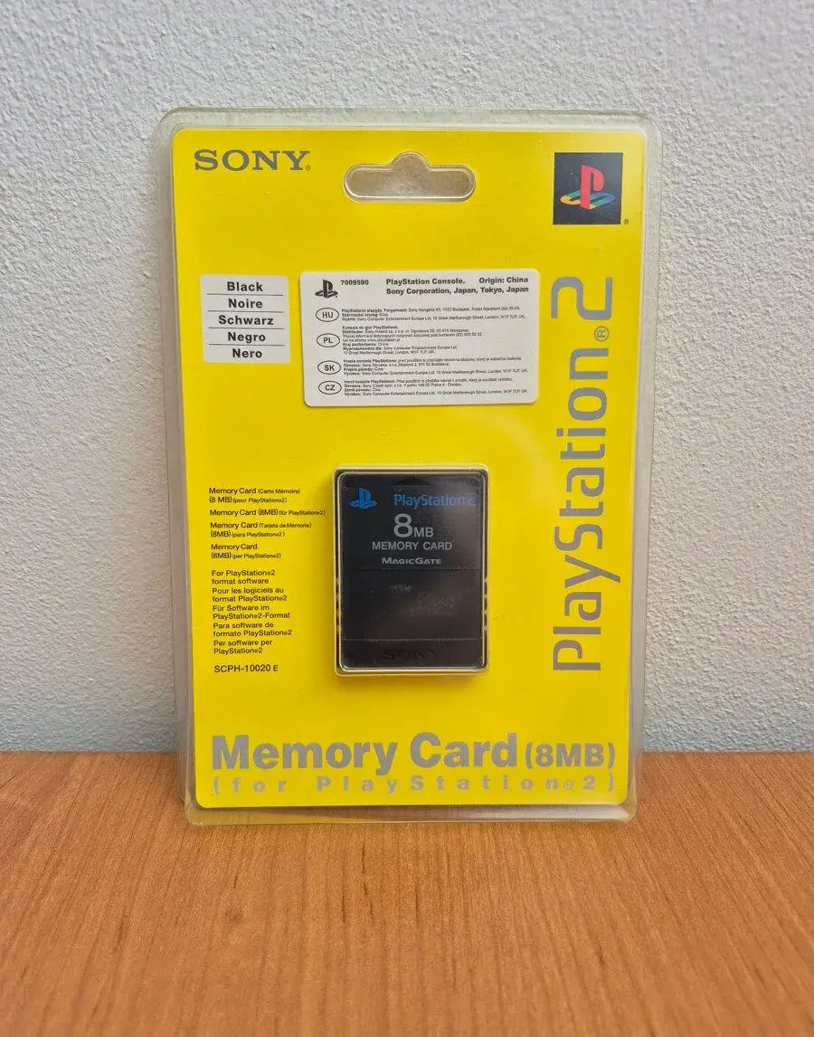 PlayStation 2 Memory Card 8MB Sony – nová, nerozbalená