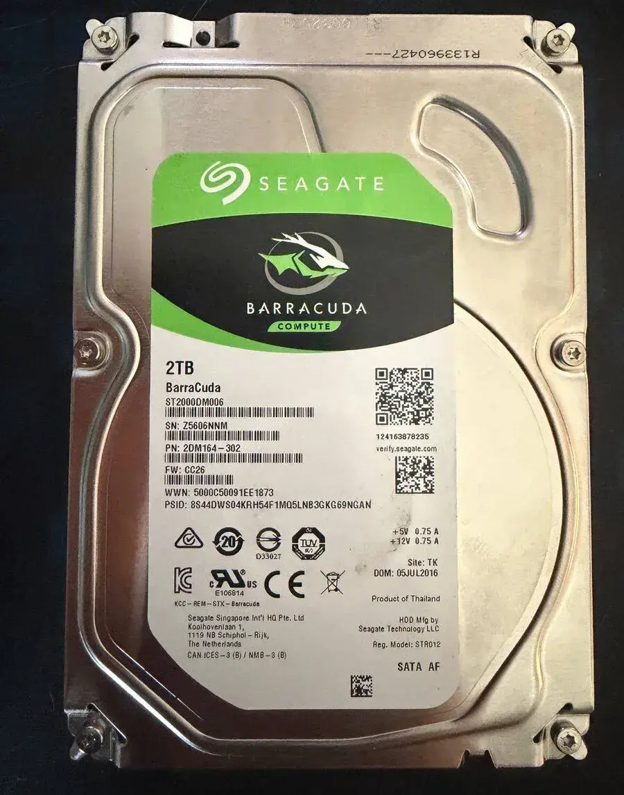 Seagate Barracuda Compute 2TB HDD SATA