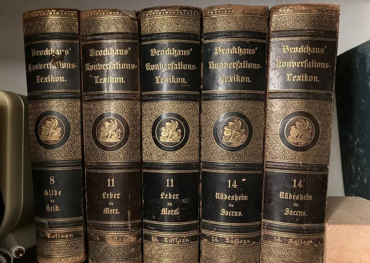 Brockkhaus Konversations-Lexikon 1898 (díl 11 a 14)