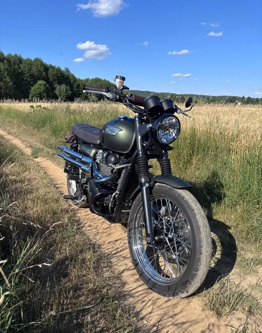 Triumph Scrambler 900 EFi, Chip, podvozek MATRIS