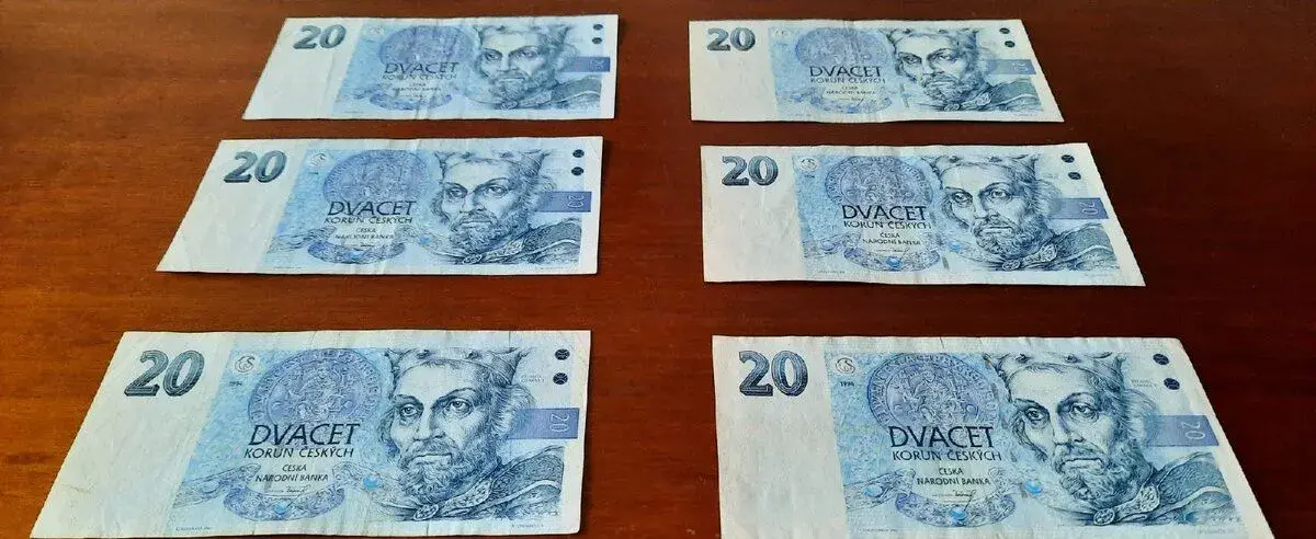 Dvacetikoruny 1994 6×