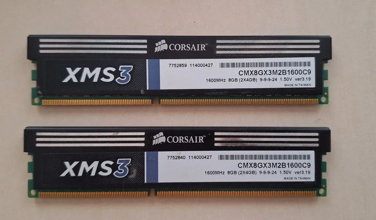 Corsair XMS3, 8GB DDR3 1600MHz