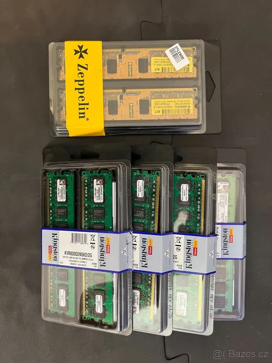 Kit 2x1GB DDR2 800MHz