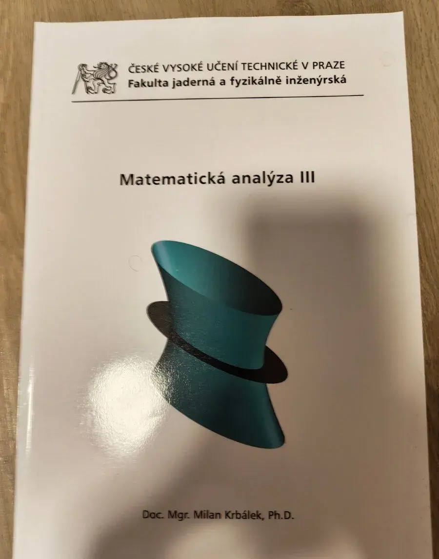 Matematická analýza III - ČVUT FJFI