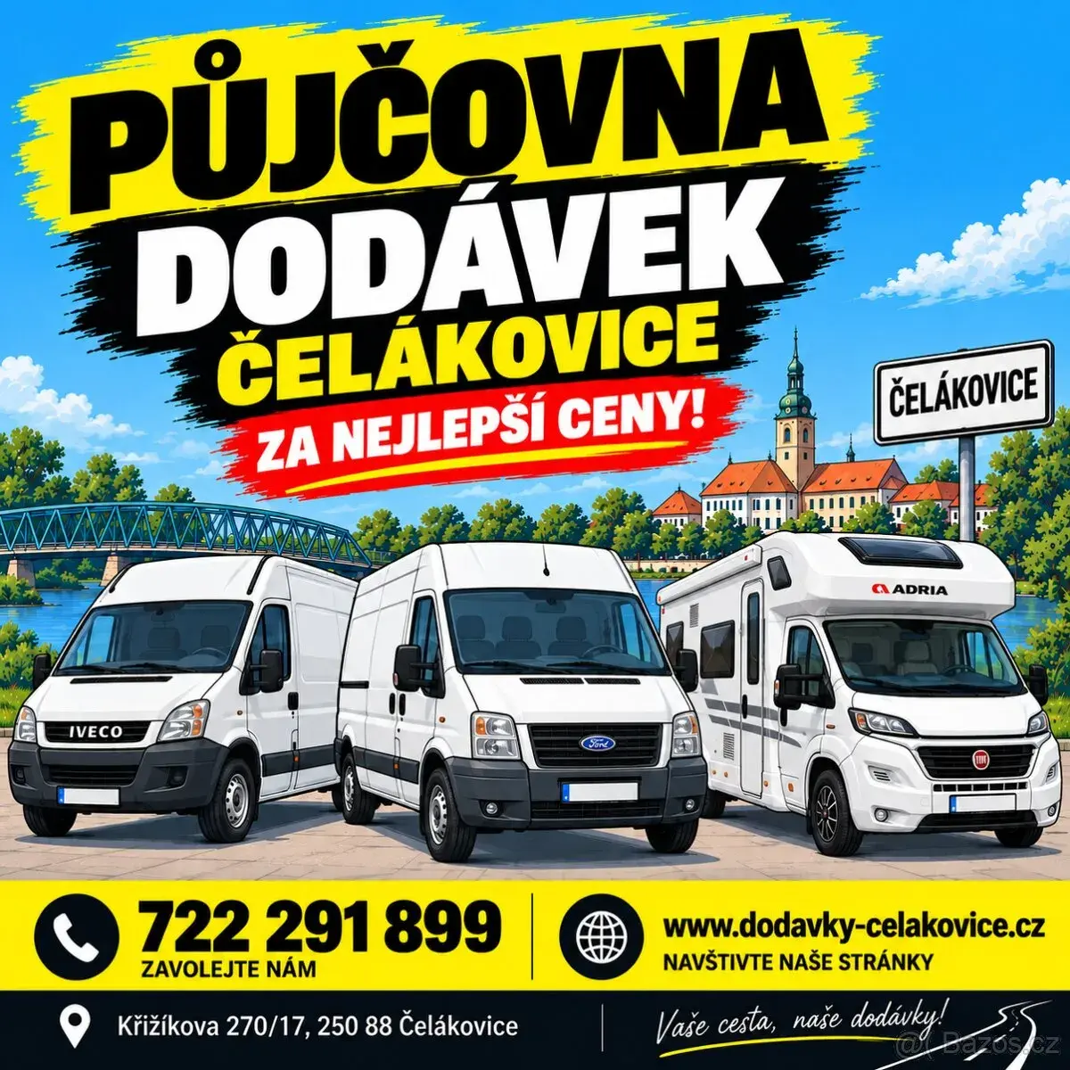 Půjčovna Dodávek Čelákovice