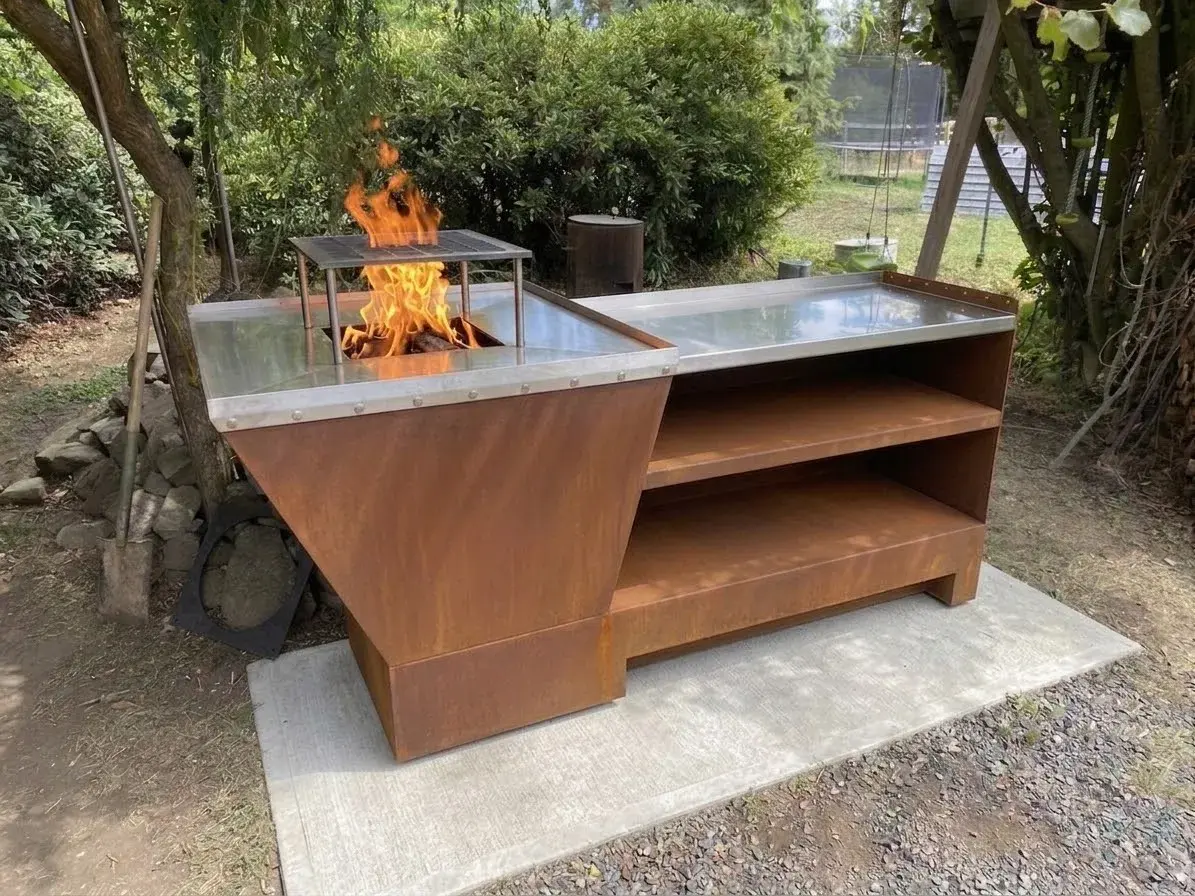 Corten gril multifunkční