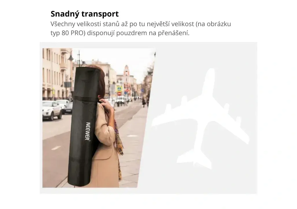 Fotobox / fotografický stan 80 × 80 cm s LED osvětlením