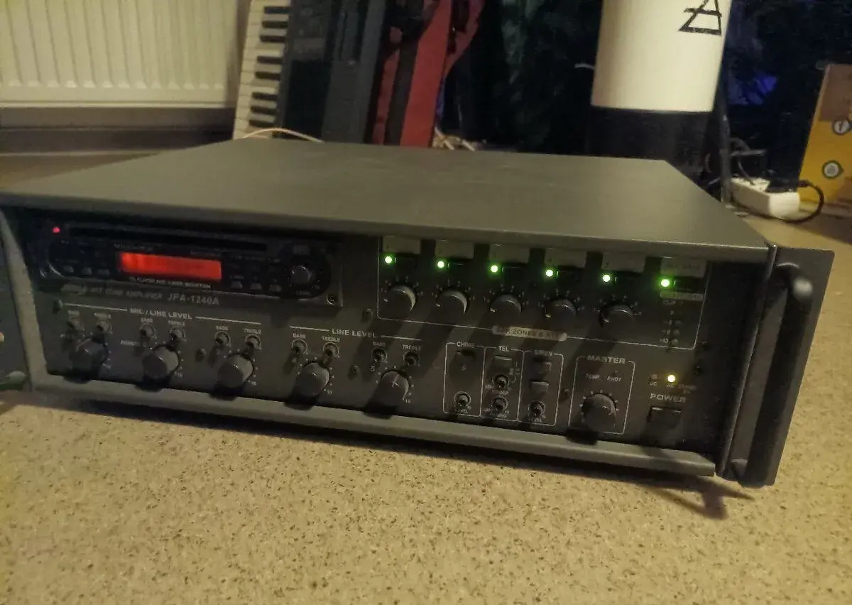 zónový zesilovač JEDIA JPA-1240A - 240W