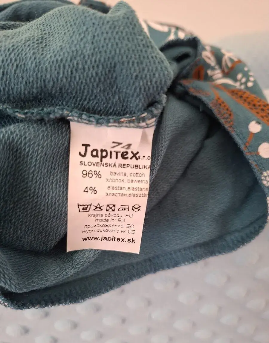 Bavlněný overal - unisex, velikost 74