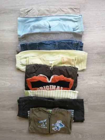 MIX OBLEČENÍ VE VELIKOSTI OD 3 MĚSÍCŮ AŽ PO ASI VEL 98