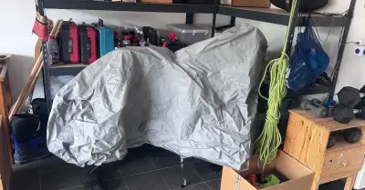 Venkovní plachta na motorku