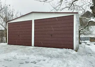 Plechová garáž, zahradní domek, moderní garáž, dvojgaráž