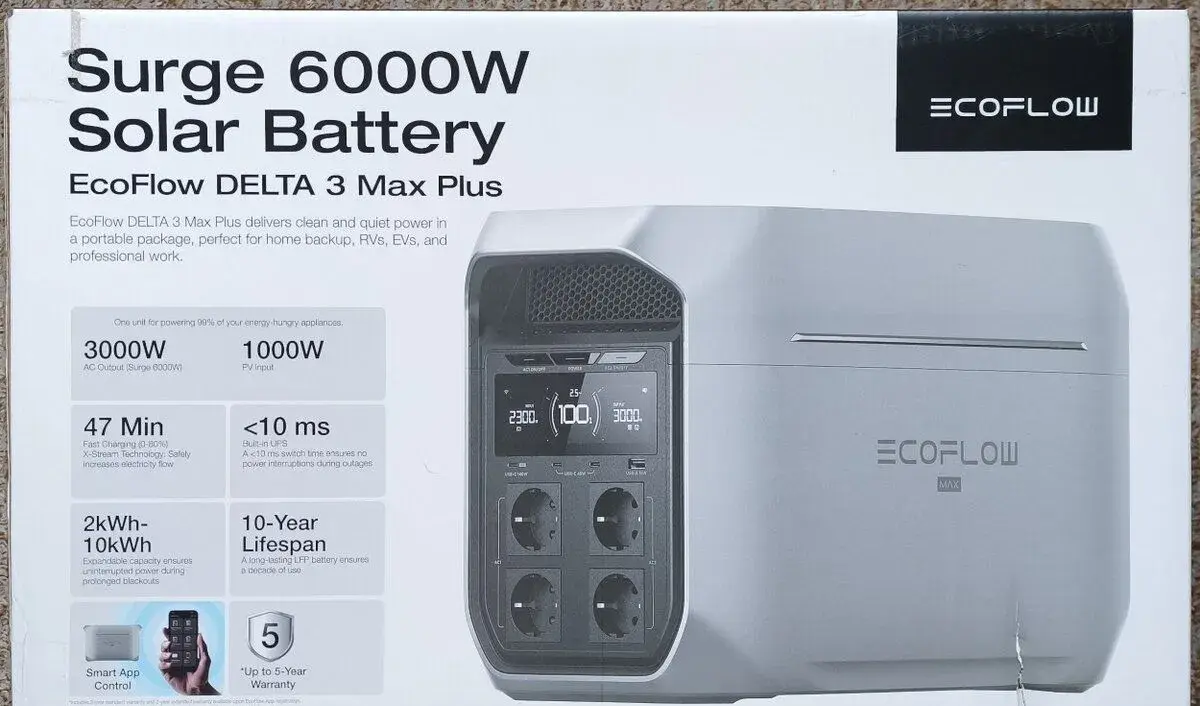 EcoFlow Delta 3 Max Plus