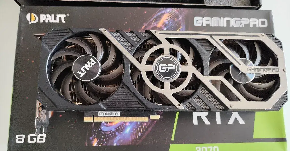 Grafická karta PALIT GAMINGPRO GEFORCE RTX 3070 8G