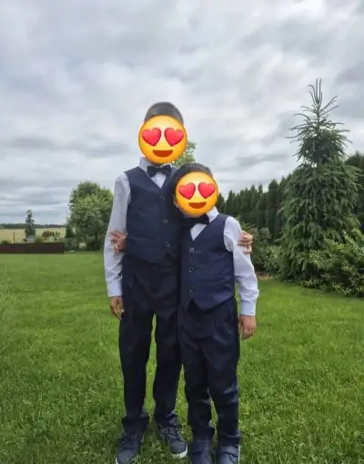 Chlapecké společenské kalhoty a vestičky