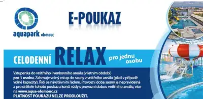 Celodenní vstupné Olomouc Aquapark