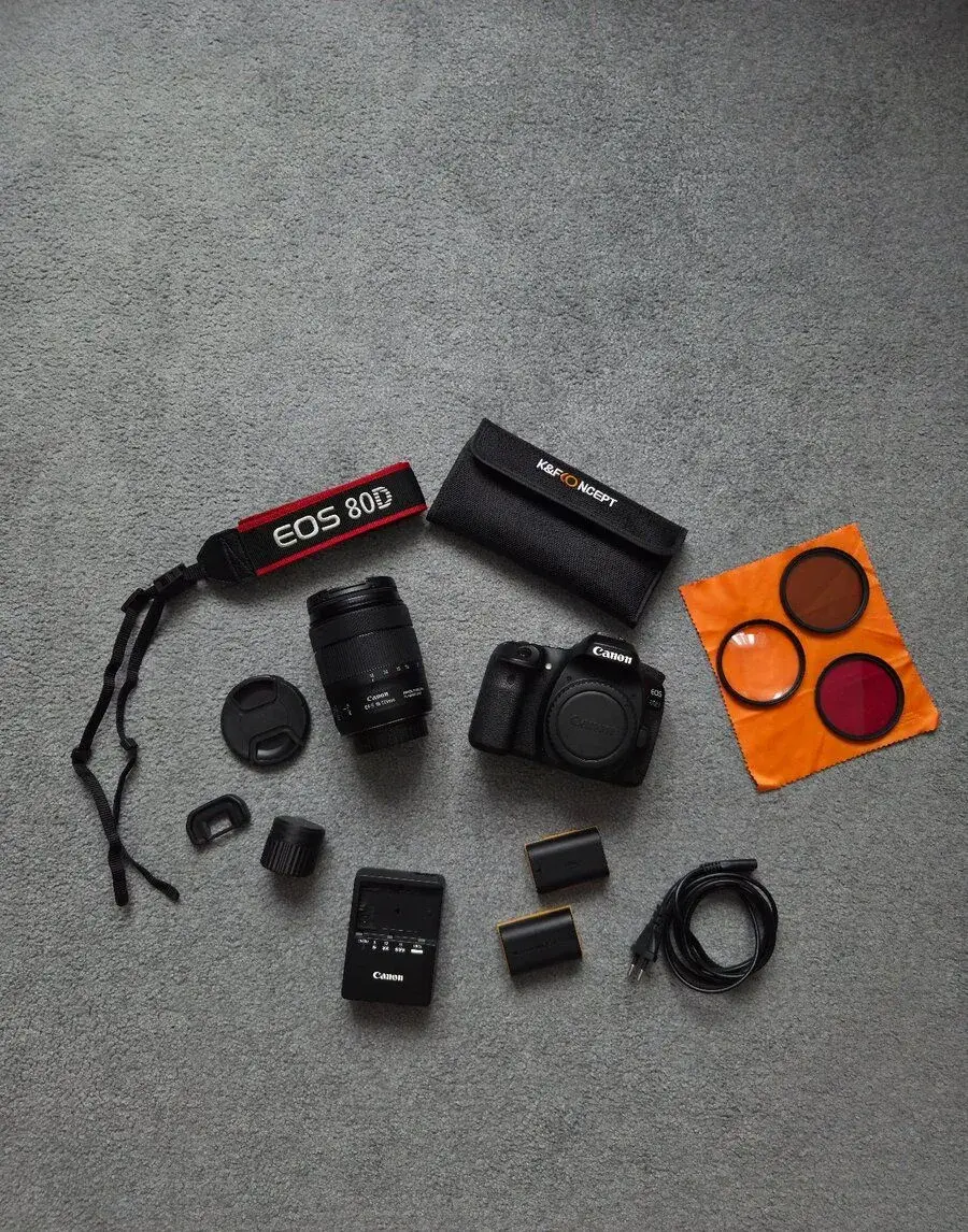 Canon 80D + objektiv