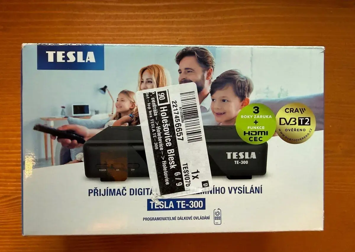 TESLA TE-300 set-top DVB-T2.