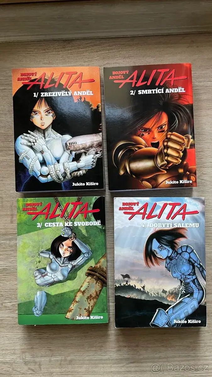 knižní serie Bojový anděl Alita - Jukito Kiširo