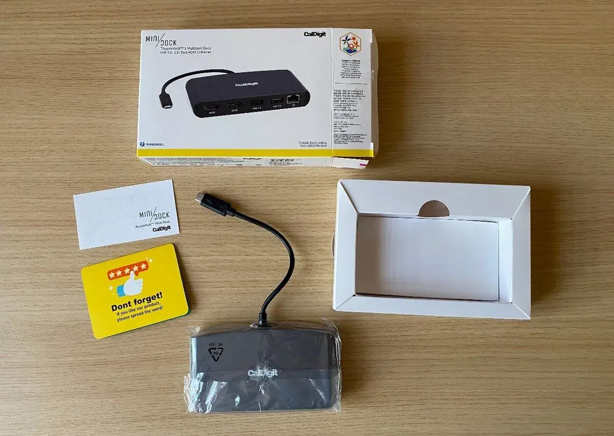 Nová mini dokovací stanice CalDigit Thunderbolt 3 - orig. b.