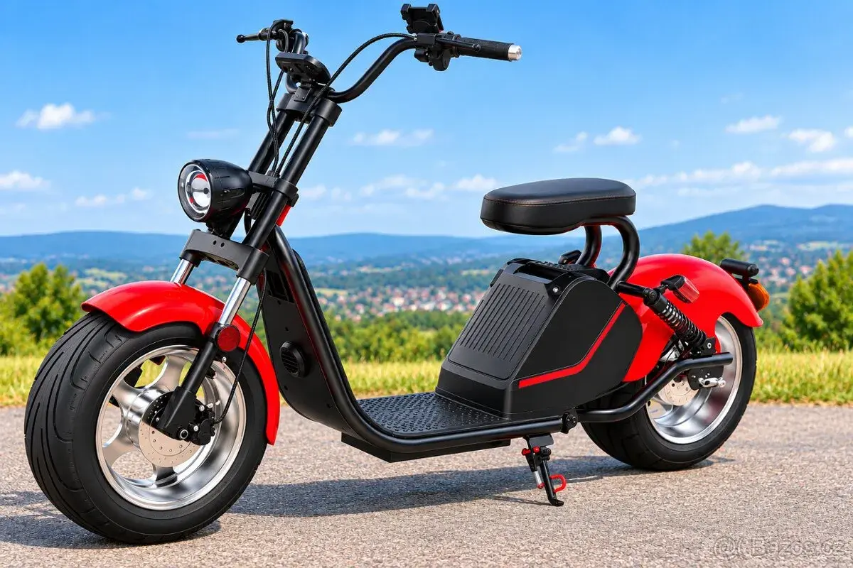 Elektrický skútr 2000 W – 60 V / 55 Ah – dojezd až 100 km