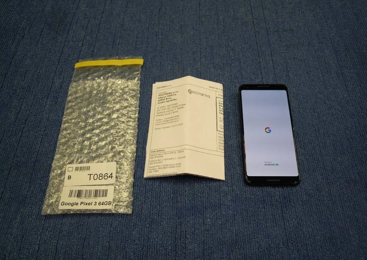Google Pixel 3 4/64GB 5,5" P-OLED Záruka s DPH