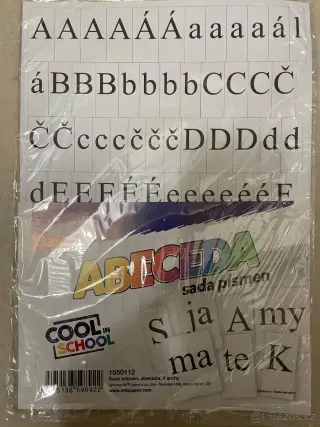 Sada písmen do první třídy