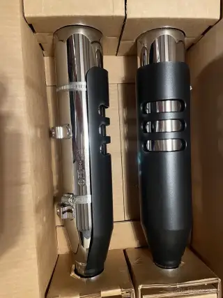 Harley Davidson sportster nové koncovky výfuků