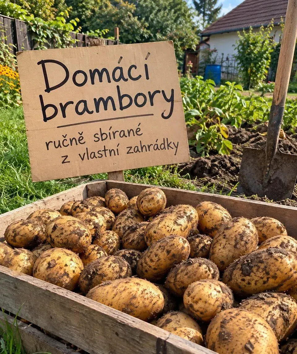 🥔 Na prodej: domácí brambory ze zahrádky 🥔