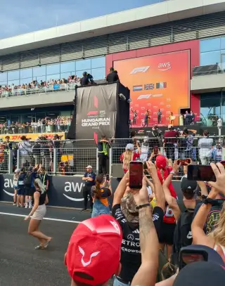 F1 žmolky Hungaroring.