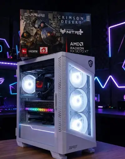 HERNÍ PC RYZEN 9 7900X RX 9070 XT 16GB NITRO+ CRIMSON DESERT