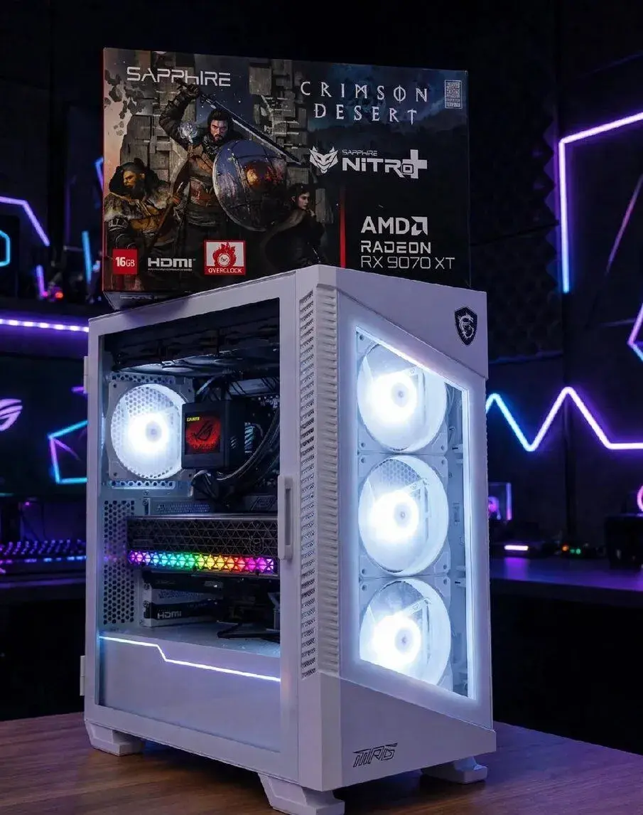 HERNÍ PC RYZEN 9 7900X RX 9070 XT 16GB NITRO+ CRIMSON DESERT