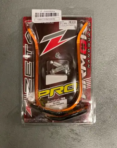 ZETA PRO Armor Hand Guards + ZETA U-Clamp 28,6 mm – oranžové