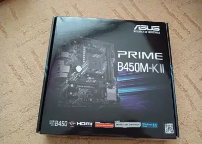 MB ASUS Prime B450M-K II + CPU + RAM, sock. AM4