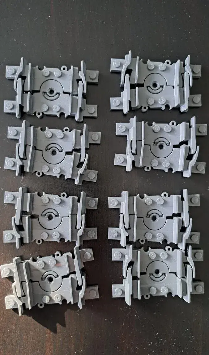 LEGO - originál - flexibilní koleje - 8 ks