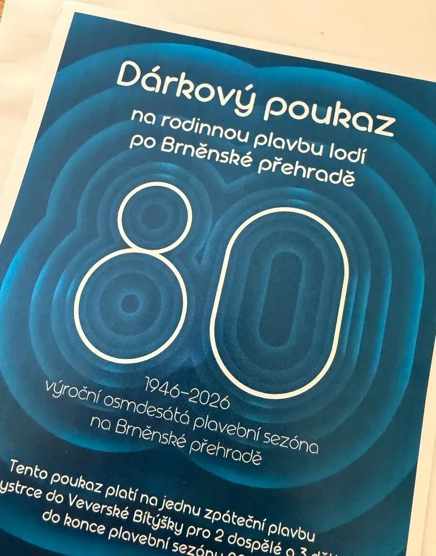 Rodinná vstupenka na parník Brno
