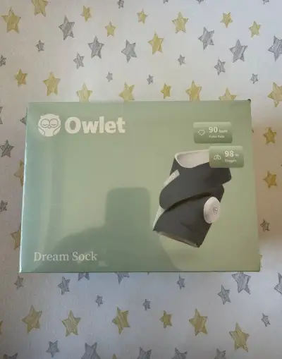 Owlet Dream Sock – chytrá ponožka pro miminko | NOVÁ, NEROZB