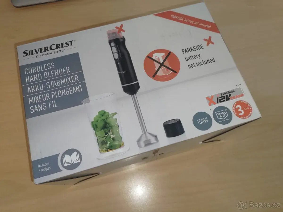 Aku tyčový mixér Silvercrest SSMA 12 A1