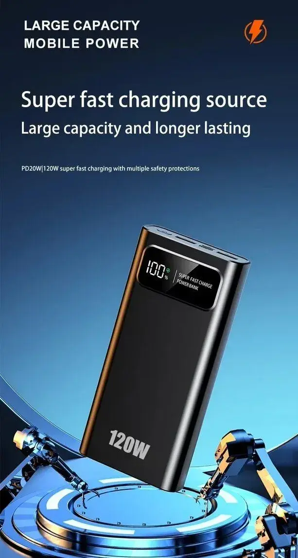 POWERBANKA 50000mAh 120W