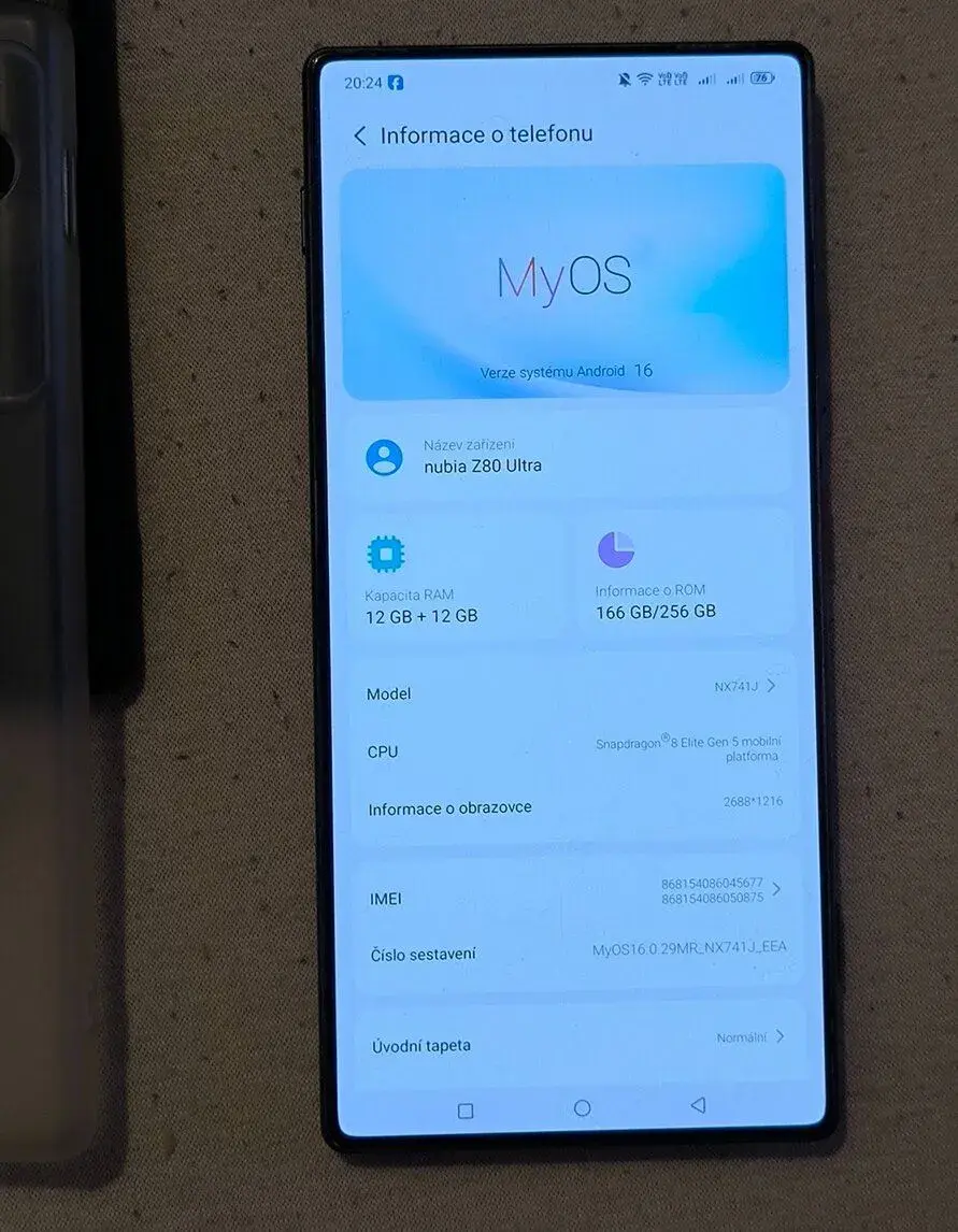 Zte Nubia Z80 ultra 12/256gb
