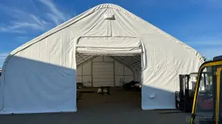 Plachtová hala 15,25m x 18,3m x 7,015m - 900g PVC