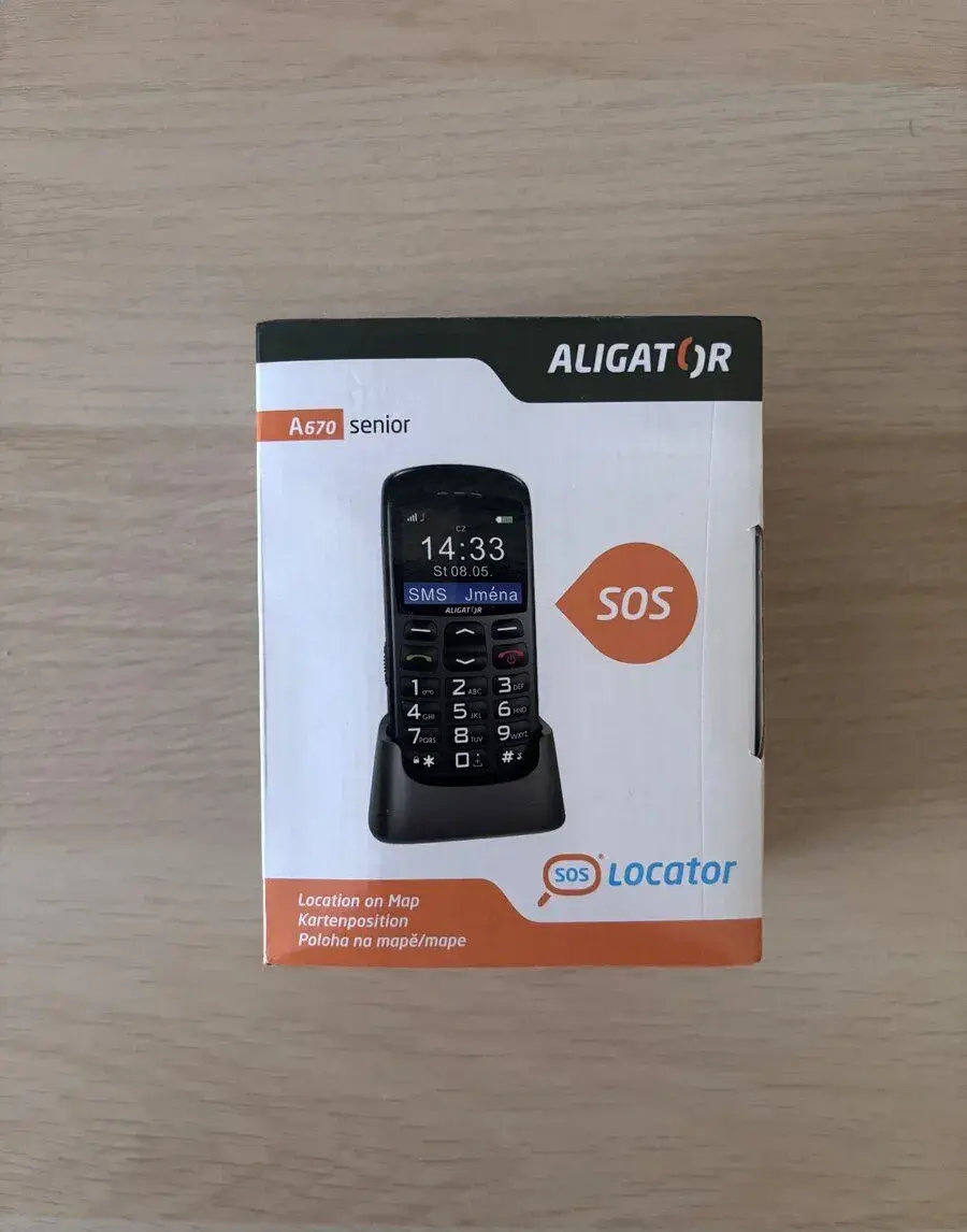 Senior telefon Aligator
