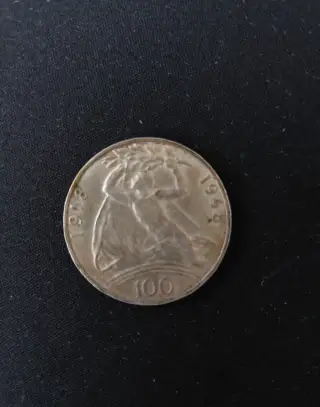 Stříbrná 100 Kčs 30. výročí vzniku Československé republiky
