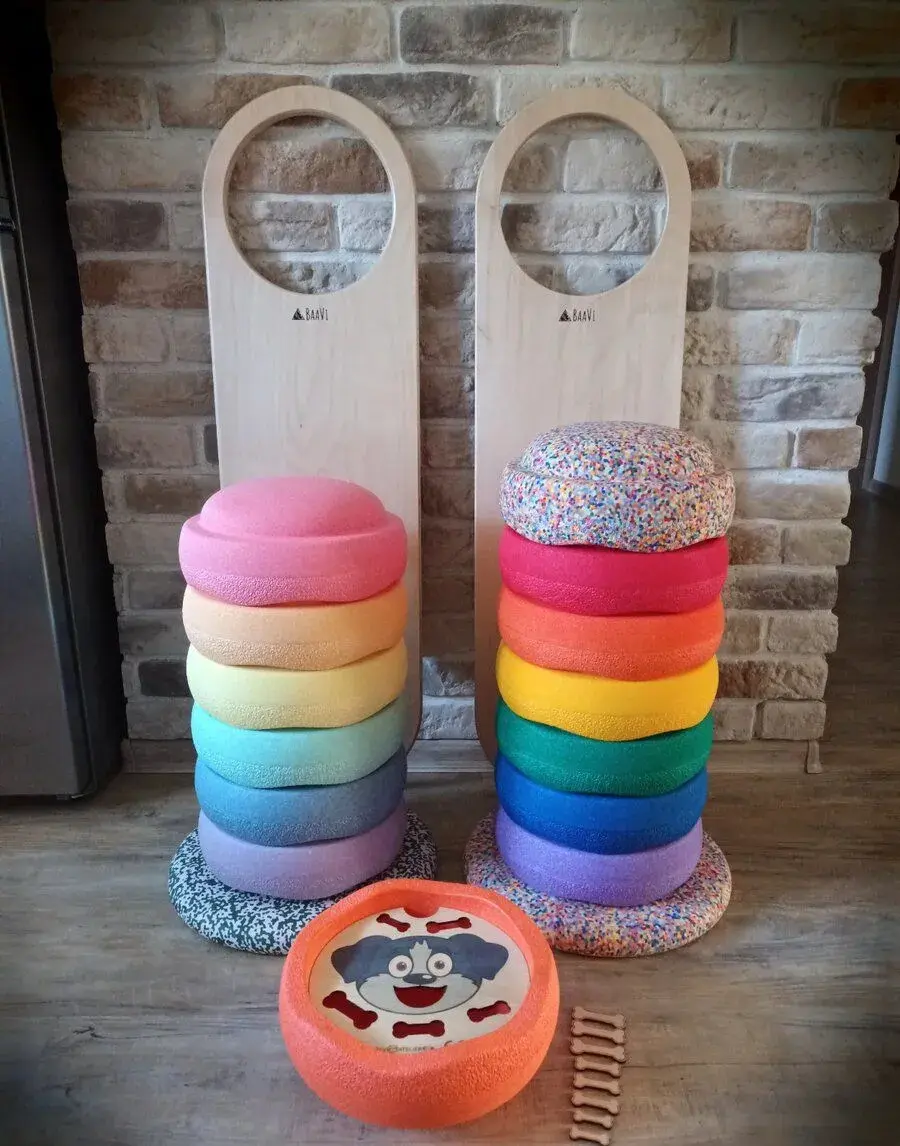 Stapelstein Rainbow Complete + Pastel + mosty atd.