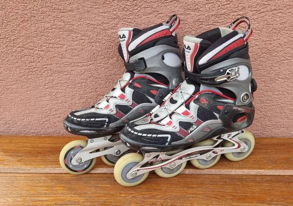 Kolečkové brusle, inline Fila Primo XT BOA vel. 43, 28 cm