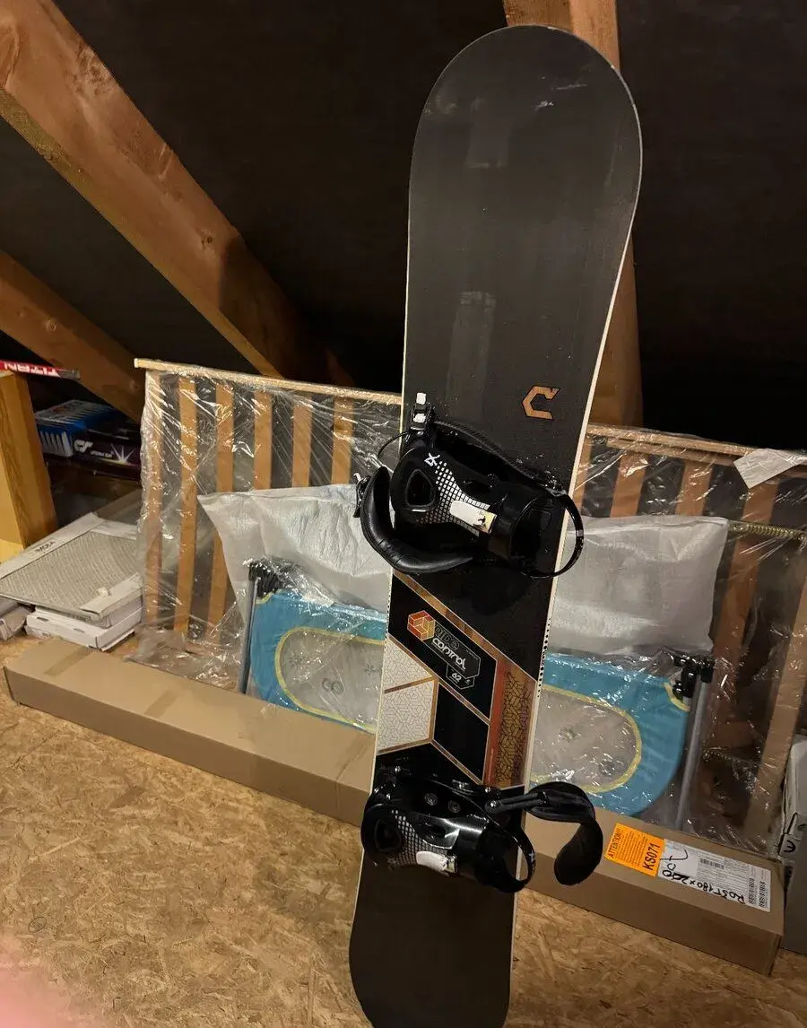 Snowboard Ride Control 162 cm + vázání Ride LX