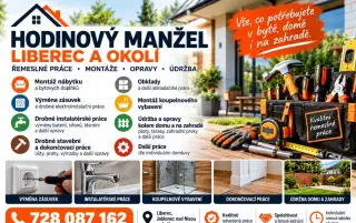 Hodinový manžel Liberec a okolí