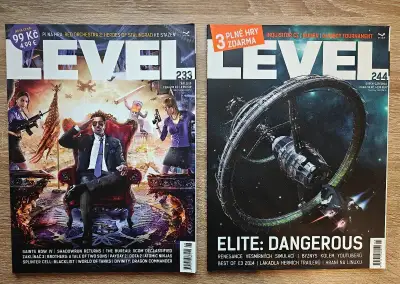 Časopisy LEVEL č. 233, 244